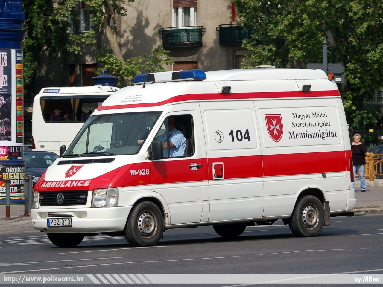 Volkswagen LT 35, Magyar Máltai Szeretetszolgálat Mentõszolgálat, fotó: MBen
Keywords: mentő mentőautó magyar Magyarország hungarian Hungary ambulance MSZ-010
