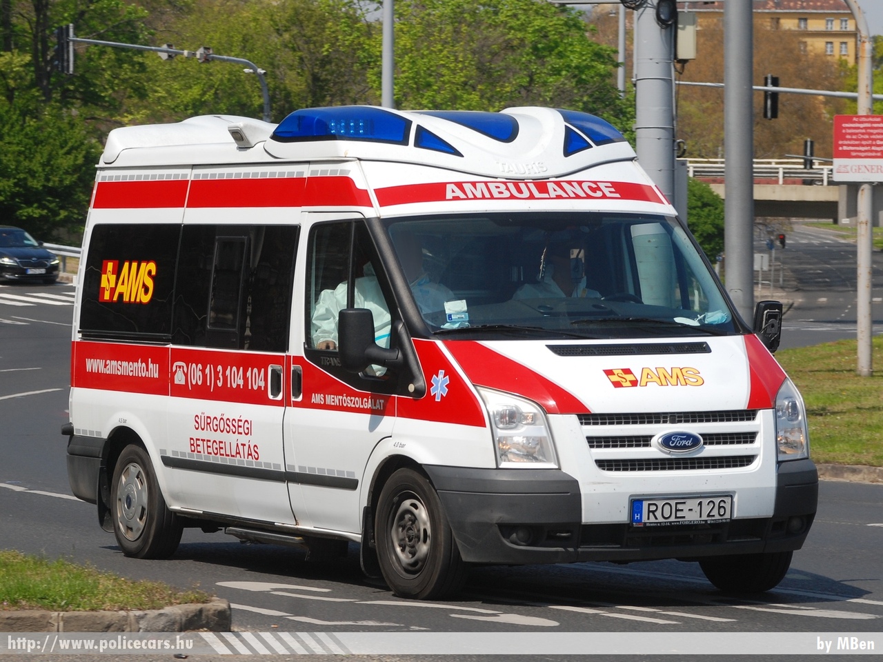 Ford Transit, AMS Assistance Kft., fotó: MBen
Keywords: mentő mentőautó magyar Magyarország hungarian Hungary ambulance ROE-126
