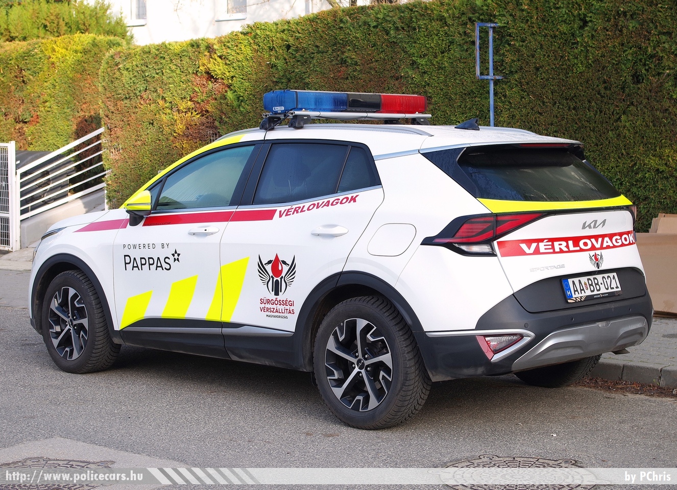 Kia Sportage, vérszállítás, Vérlovagok, Magyar Mentőszolgálat Alapítvány, fotó: PChris
Keywords: mentő magyar Magyarország mentőautó ambulance Hungary hungarian AABB-021