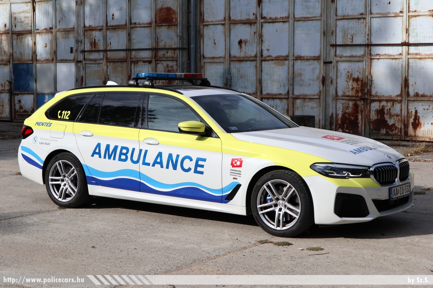 BMW 520D xDrive, mentőtiszti gépkocsi, Vízimentők Magyarországi Szakszolgálata, fotó: Sz.S.
Keywords: mentő magyar Magyarország mentőautó ambulance Hungary hungarian AAIO-532