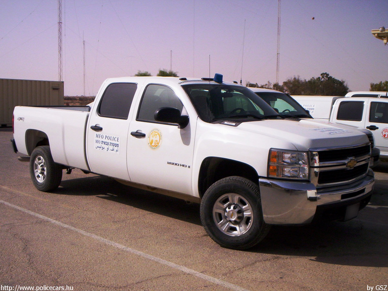 Chevrolet, [url=http://www.mfo.org/]MFO[/url], fotó: GSZ
Keywords: MFO Multinational Force and Observers rendőr rendőrautó rendőrség