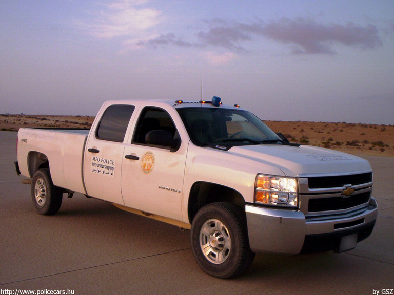 Chevrolet, [url=http://www.mfo.org/]MFO[/url], fotó: GSZ
Keywords: MFO Multinational Force and Observers rendőr rendőrautó rendőrség