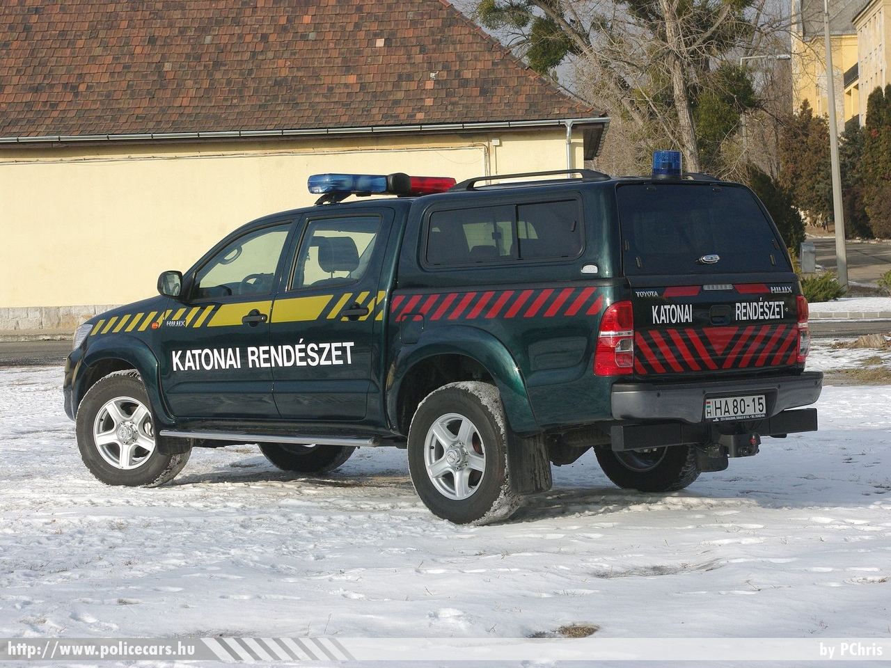 Toyota Hilux, Katonai Rendészet, fotó: PChris
Keywords: katonai honvédségi honvédség rendőr rendészet magyar Magyarország hungarian Hungary military police policecar HA80-15