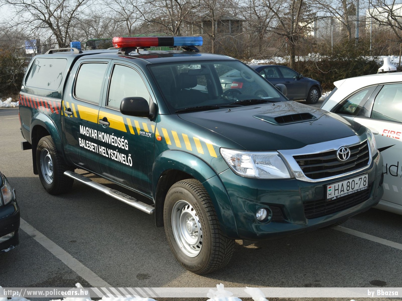 Toyota Hilux, fotó: Bbazsa
Keywords: katonai honvédségi honvédség magyar Magyarország hungarian Hungary military HA80-78