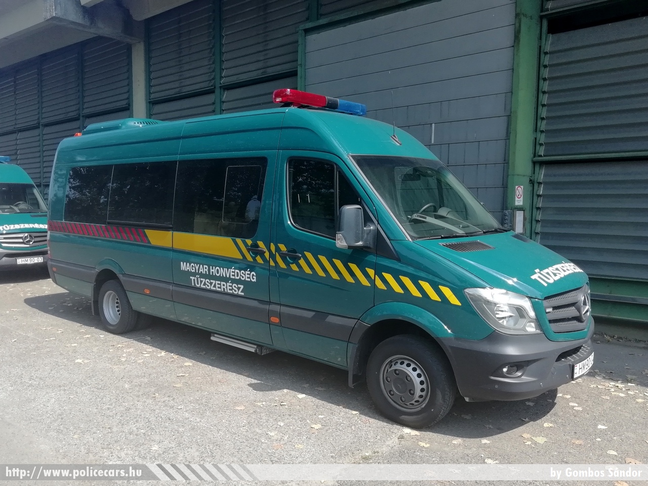 Mercedes-Benz Sprinter II, fotó: Gombos Sándor 
Keywords: HM90-02 honvédségi honvédség magyar Magyarország tûzszerész military police policecar