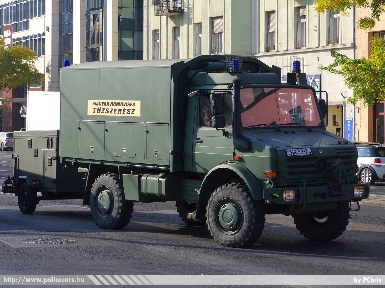 Mercedes-Benz Unimog U4000, fotó: PChris
Keywords: katonai honvédségi honvédség magyar military HK52-74