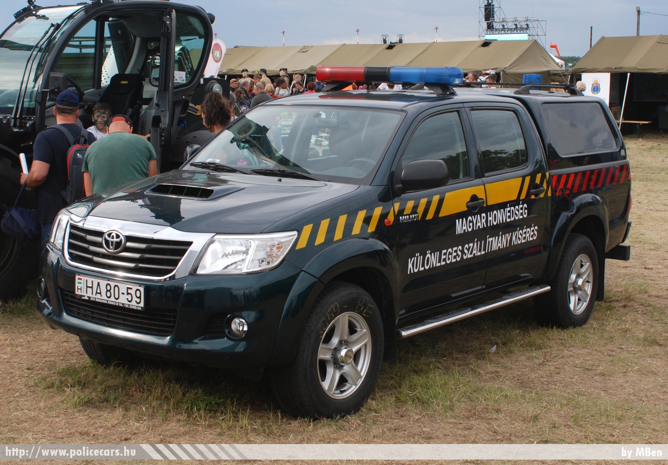 Toyota Hilux, fotó: MBen
Keywords: katonai honvédségi honvédség rendőr rendészet magyar Magyarország hungarian Hungary military police policecar HA80-59