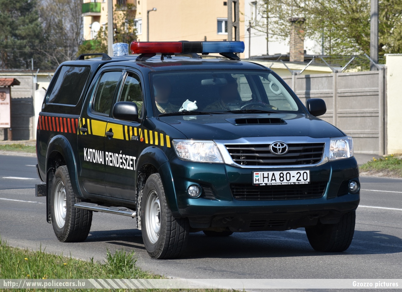 Toyota Hilux, fotó: Gzozzo pictures
Keywords: katonai honvédségi honvédség rendőr rendészet magyar Magyarország hungarian Hungary military police policecar HA80-20