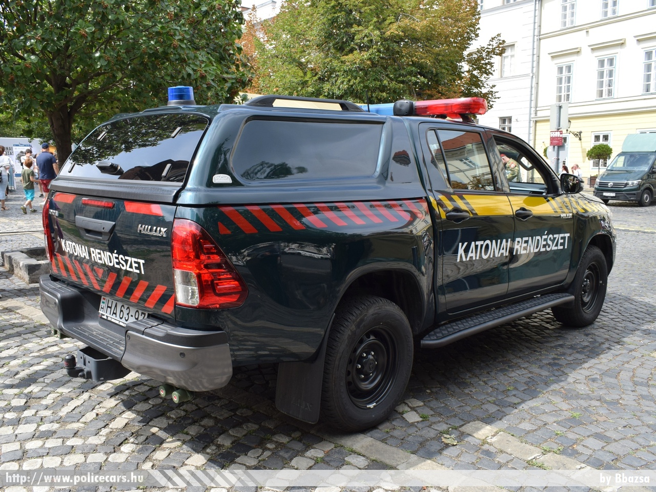 Toyota Hilux, fotó: Bbazsa
Keywords: katonai honvédségi honvédség rendőr rendészet magyar Magyarország hungarian Hungary military police policecar HA63-97