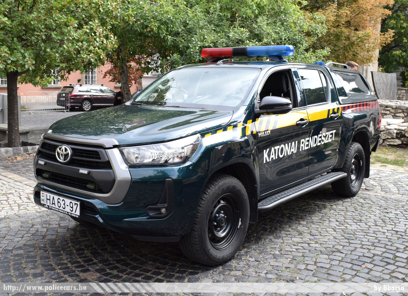 Toyota Hilux, fotó: Bbazsa
Keywords: katonai honvédségi honvédség rendőr rendészet magyar Magyarország hungarian Hungary military police policecar HA63-97