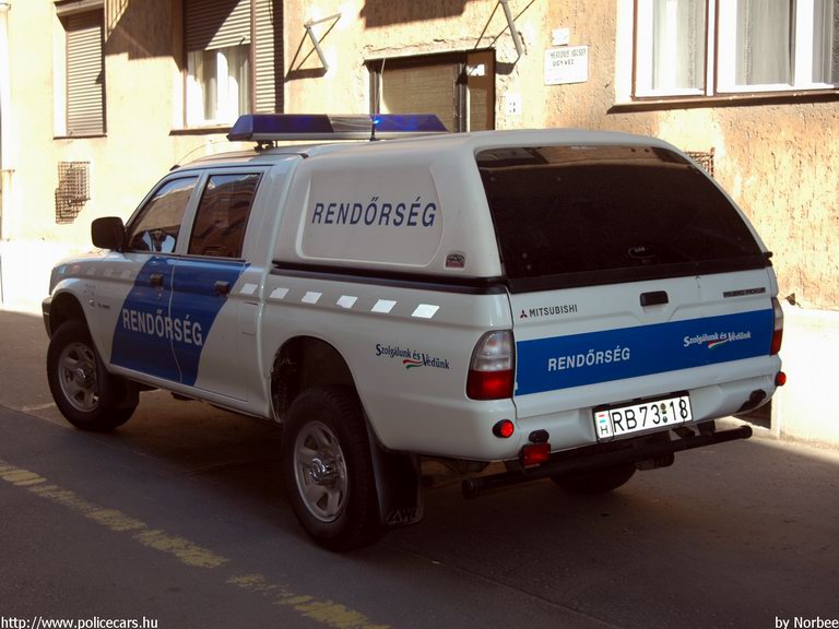 Mitsubishi L200, fotó: Norbee
Keywords: rendőrség rendőrautó rendőr magyar Magyarország RB73-18