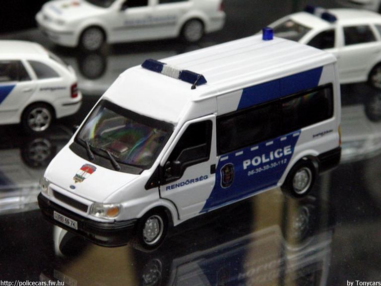 Ford Transit, modell és fotó: Tonycars
Keywords: modell modellautó rendőr rendőrség rendőrautó