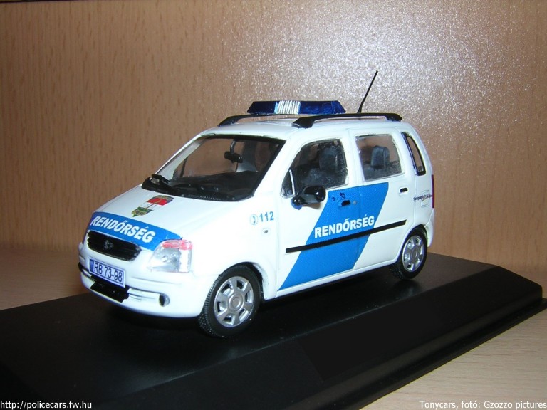 Suzuki WagonR+, modell: Tonycars, fotó: Gzozzo pictures
Keywords: modell modellautó rendőr rendőrség rendőrautó