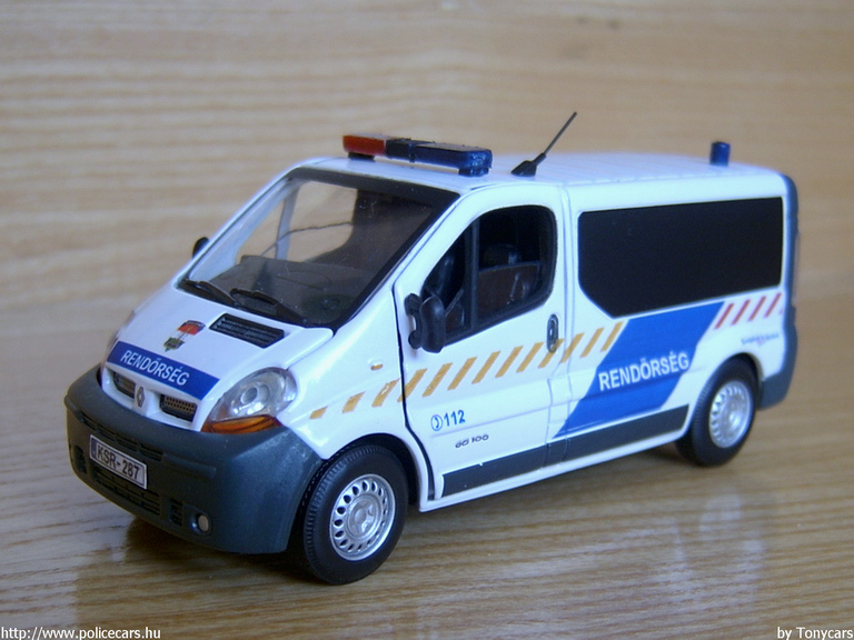 Renault Trafic, modell és fotó: Tonycars
Keywords: modell modellautó rendőr rendőrség rendőrautó