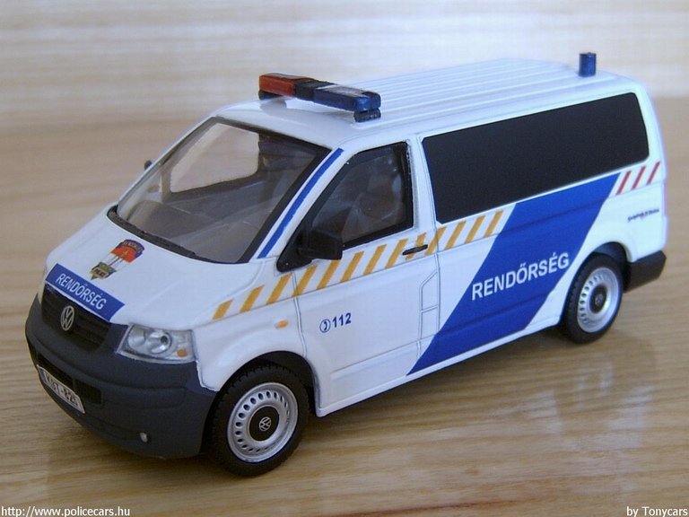 VW Transporter T5, modell és fotó: Tonycars
Keywords: modell modellautó rendőr rendőrség rendőrautó