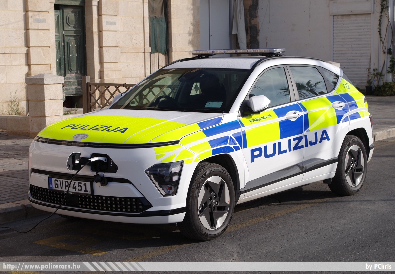 Hyundai Kona Electric, Pulizija (Malta Police Force), fotó: PChris
Keywords: Málta máltai rendőr rendőrautó rendőrség maltese police policecar