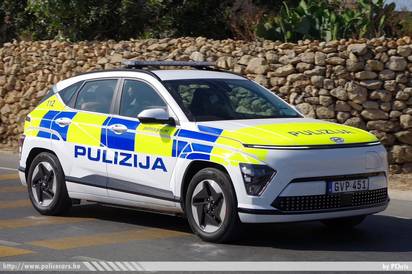 Hyundai Kona Electric, Pulizija (Malta Police Force), fotó: PChris
Keywords: Málta máltai rendőr rendőrautó rendőrség maltese police policecar