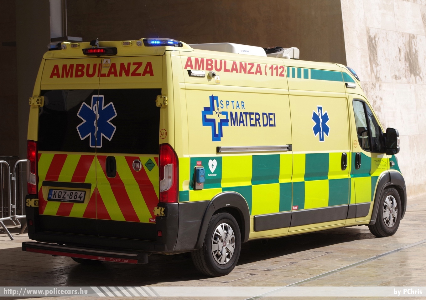 Fiat Ducato, Ambulanza, Sptar Mater Dei, fotó: PChris
Keywords: Málta máltai mentő mentőautó Maltese ambulance