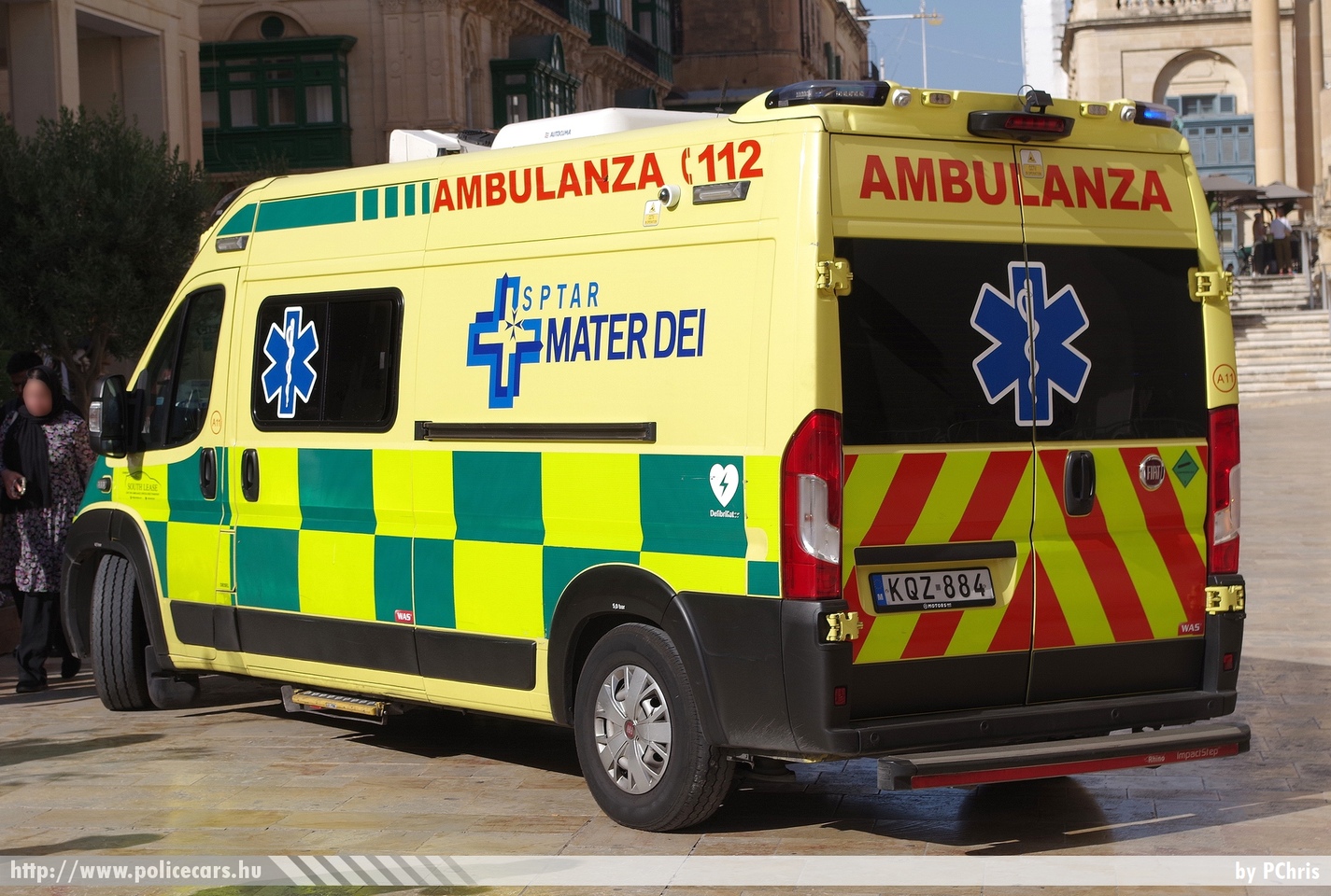Fiat Ducato, Ambulanza, Sptar Mater Dei, fotó: PChris
Keywords: Málta máltai mentő mentőautó Maltese ambulance