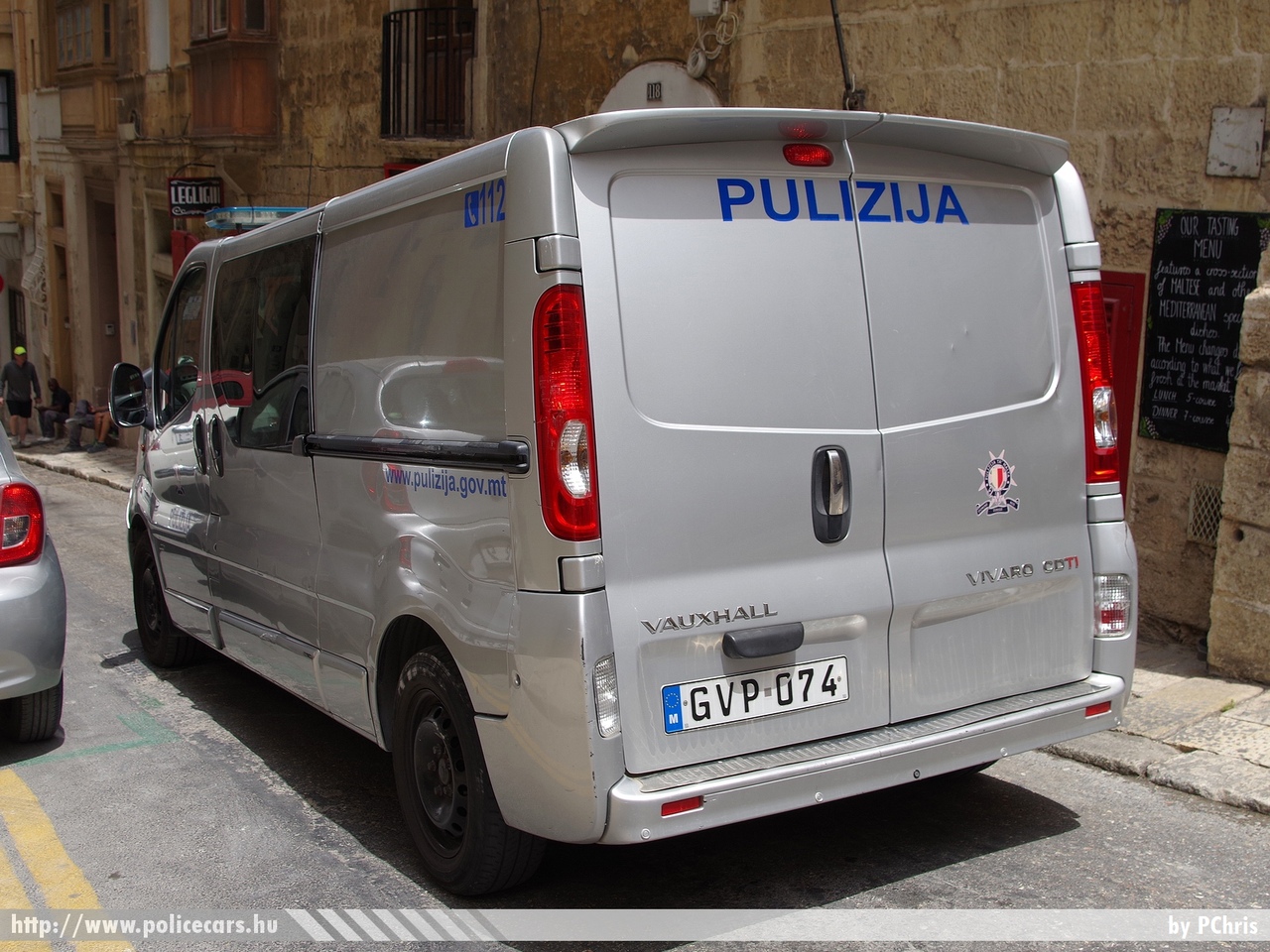 Vauxhall Vivaro, Pulizija (Malta Police Force), fotó: PChris
Keywords: Málta máltai rendőr rendőrautó rendőrség maltese police policecar