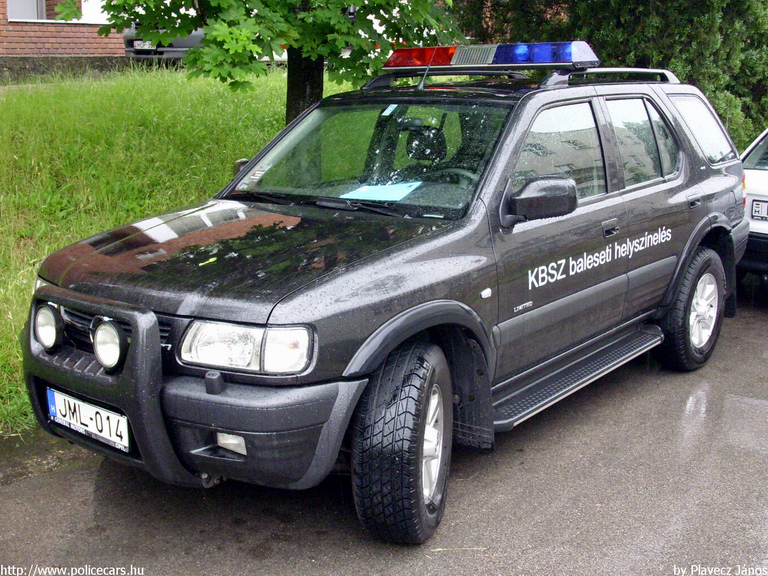 Opel Frontera, Közlekedésbiztonsági Szervezet, fotó: Plavecz János
