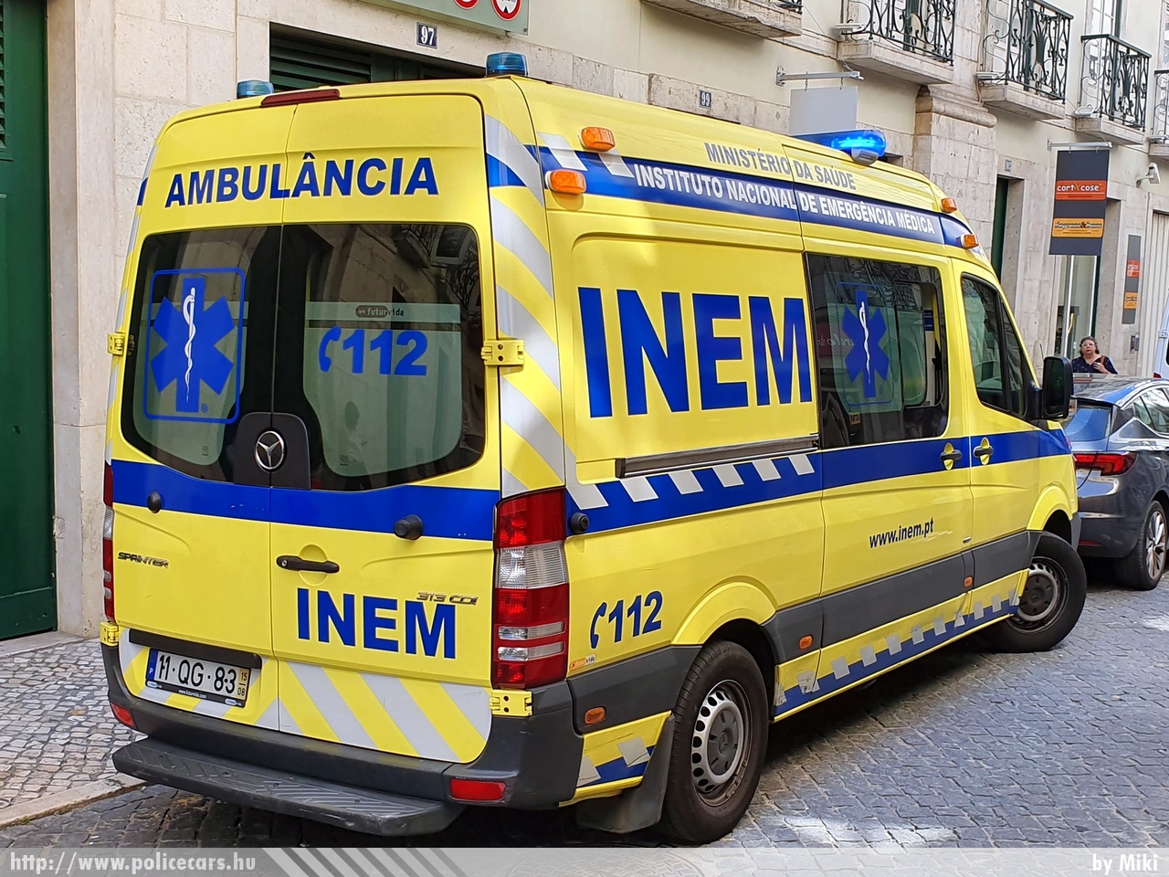 Mercedes Sprinter II facelift, fotó: Miki
Keywords: ambulance portugál Portugália mentő mentőautó portuguese