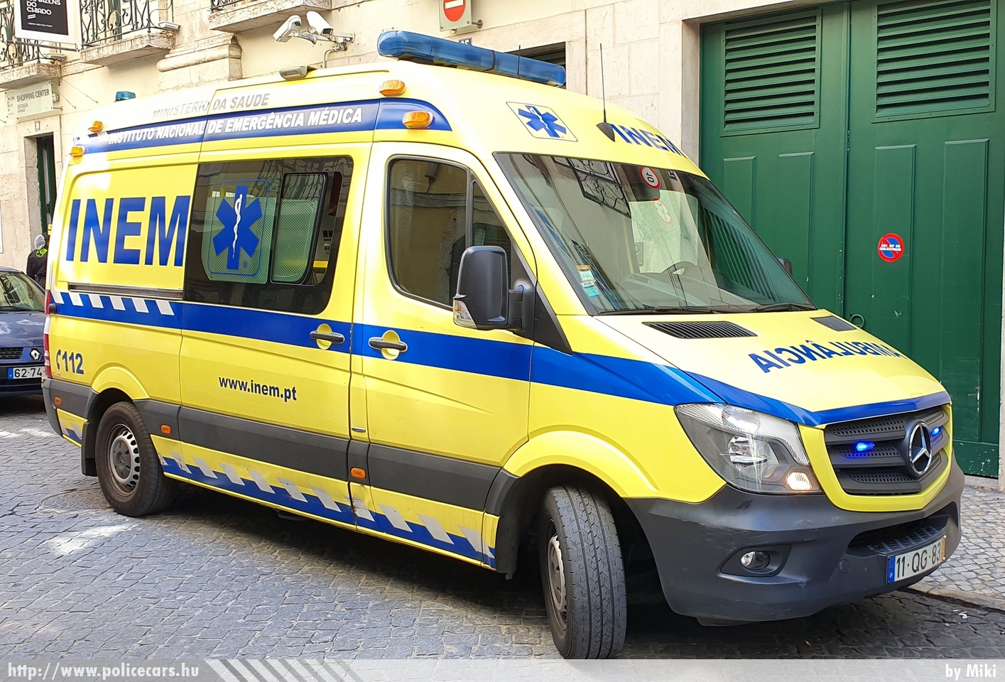 Mercedes Sprinter II facelift, fotó: Miki
Keywords: ambulance portugál Portugália mentő mentőautó portuguese