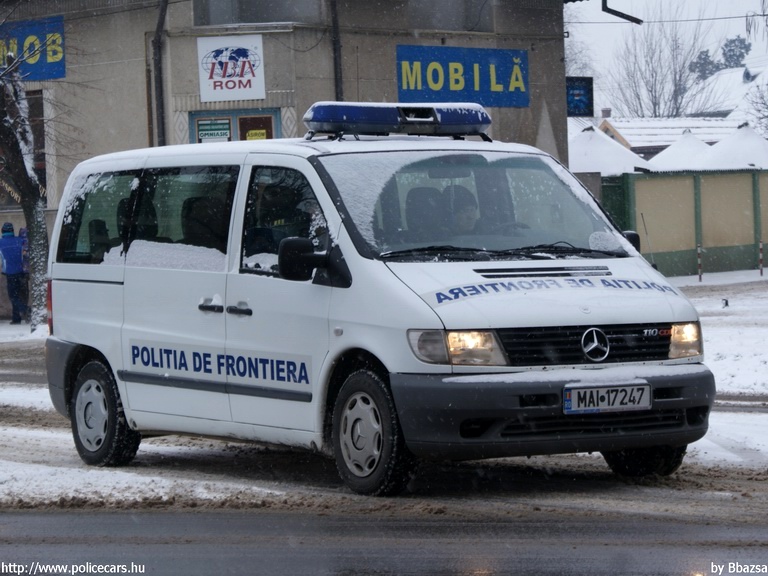 Mercedes-Benz Vito 110 CDi, fotó: Bbazsa
Keywords: rendőr rendőrautó rendőrség román Románia határőrség