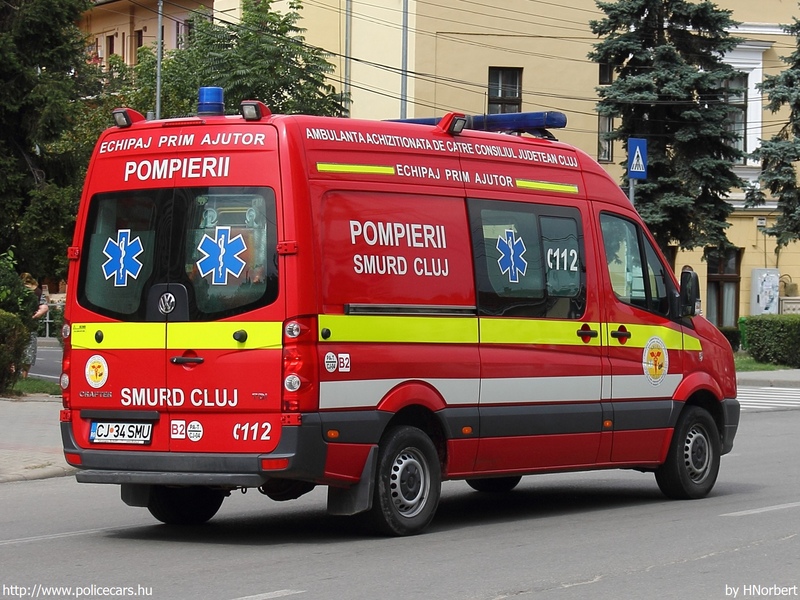Volkswagen Crafter, SMURD, fotó: HNorbert
Keywords: román Románia mentő mentőautó CJ34SMU