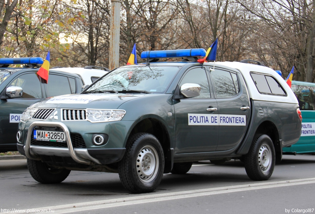 Mitsubishi L200, fotó: Colargol87
Keywords: román Románia rendőr rendőrautó rendőrség határőrség Romania border police policecar MAI32850