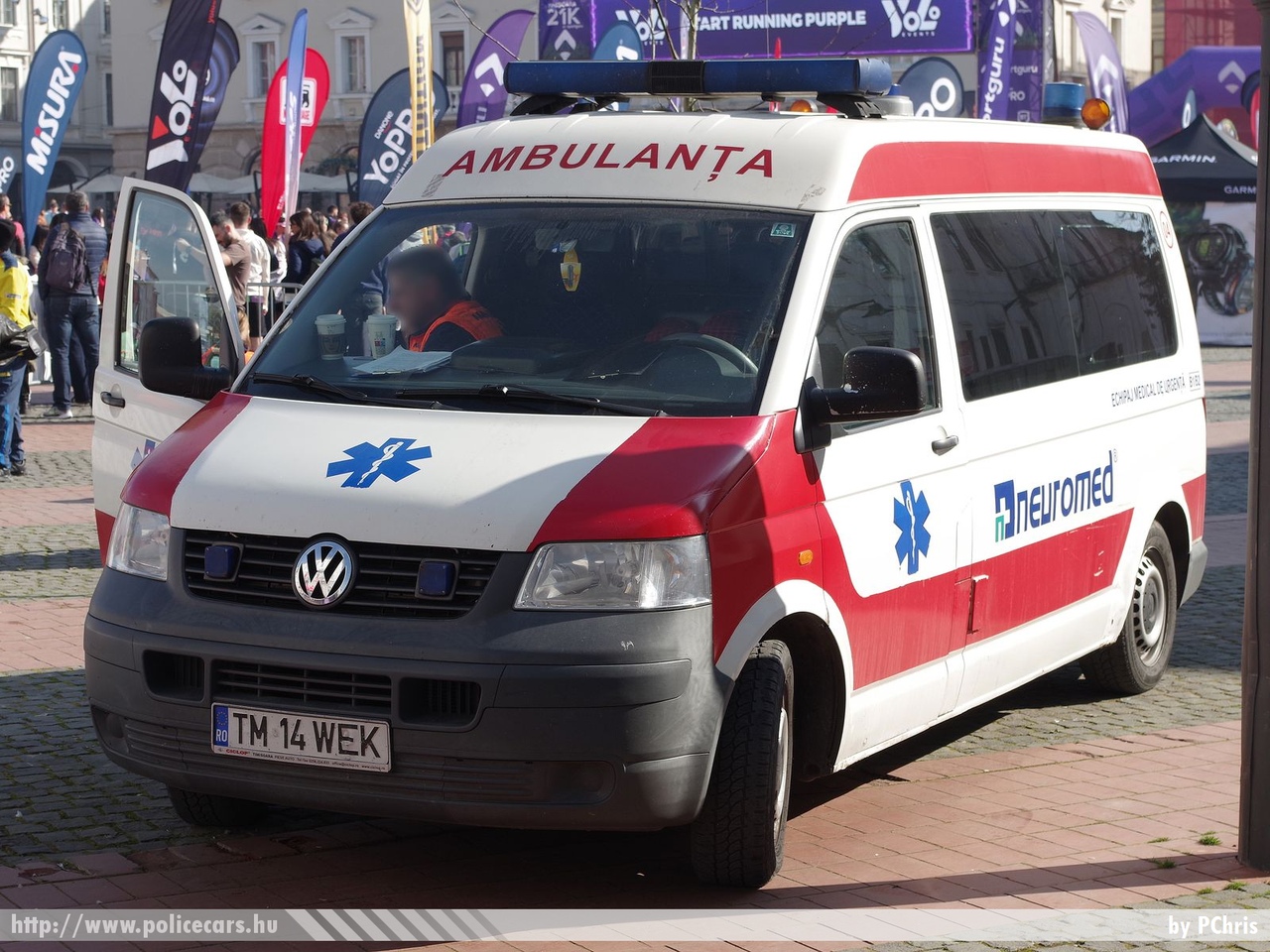 Volkswagen Transporter T5, Neuromed, Timisoara, fotó: PChris
Keywords: román Románia mentő mentőautó romanian Romania ambulance