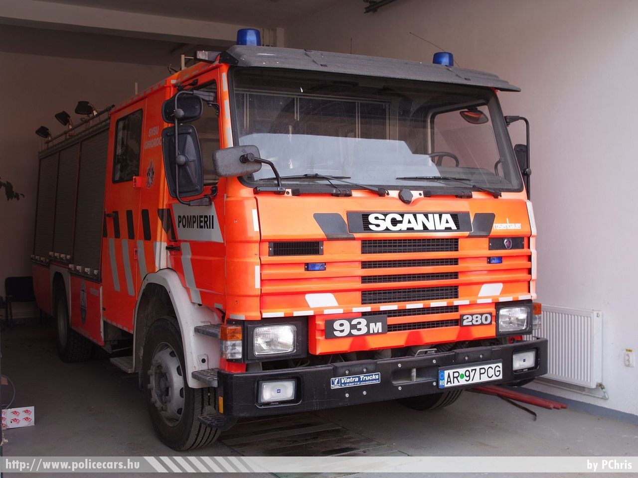 Scania 93M-280, Györöki Önkéntes Tűzoltóság - S.V.S.U. Ghioroc, fotó: PChris
Keywords: fire román Románia tûzoltó tûzoltóautó romanian Romania firetruck