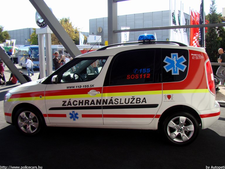Skoda Roomster, fotó: Autopeti
Keywords: Szlovákia szlovák mentő mentőautó ambulance Slovakia slovakian