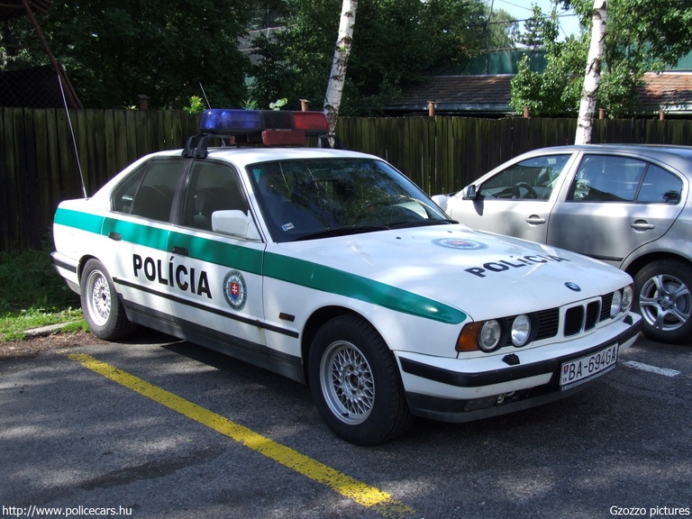 BMW 5 E34,  fotó: Gzozzo pictures
Keywords: rendőrautó rendőr rendőrség szlovák Szlovákia BA-694GA police policecar Slovakia slovakian