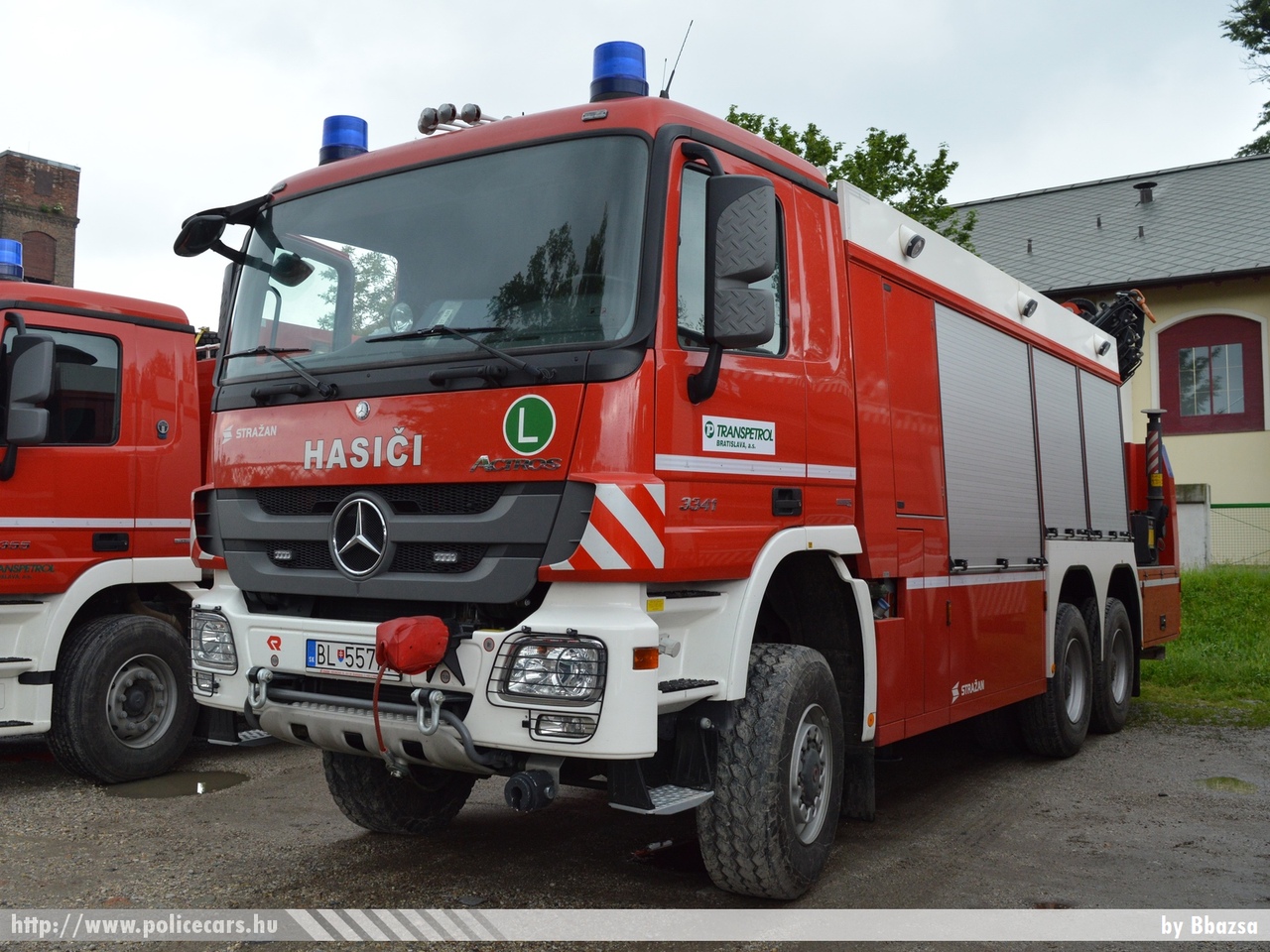 Mercedes-Benz  Actros 3341 Strazan, Transpetrol, fotó: Bbazsa 
Keywords: szlovák Szlovákia tûzoltó tûzoltóautó tûzoltóság fire firetruck Slovakia slovakian