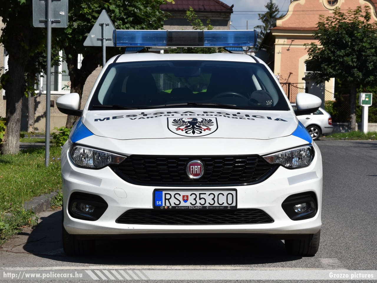 Fiat Tipo, Mestská Polícia Rimavská Sobota (Városi Rendõrség Rimaszombat), fotó: Gzozzo pictures 
Keywords: szlovák Szlovákia rendőr rendőrautó rendőrség police policecar Slovakia slovakian RS-353CO