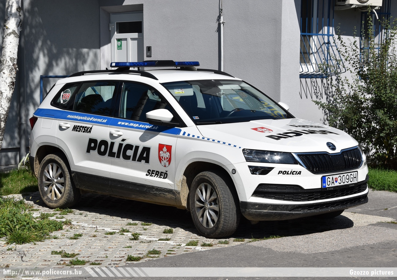 Skoda Karoq, Mestska Policia Sered, fotó: Gzozzo pictures
Keywords: szlovák Szlovákia rendőr rendőrautó rendőrség police policecar Slovakia slovakian