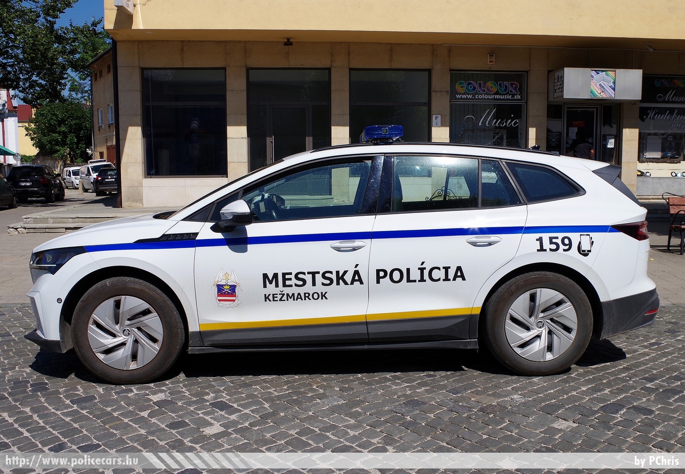 Skoda Enyaq, Mestska Policia Kezmarok, fotó: PChris
Keywords: szlovák Szlovákia rendőr rendőrautó rendőrség police policecar Slovakia slovakian