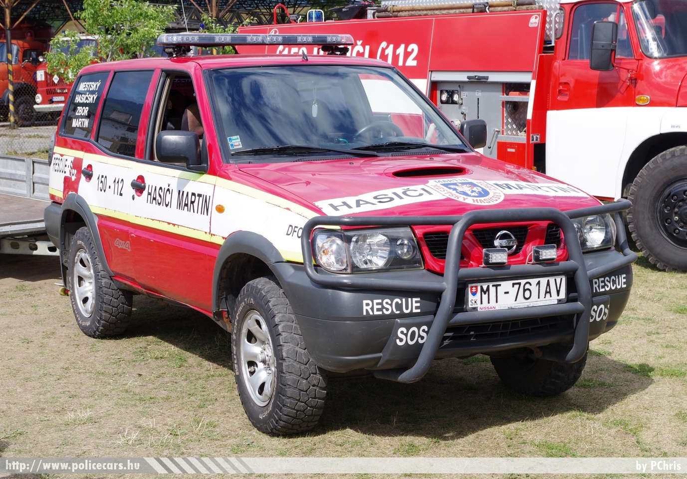 Nissan Terrano, Mestsky Hasicky Zbor Martin, fotó: PChris
Keywords: Szlovákia szlovák tûzoltó tûzoltóautó tûzoltóság fire firetruck Slovakia slovakian