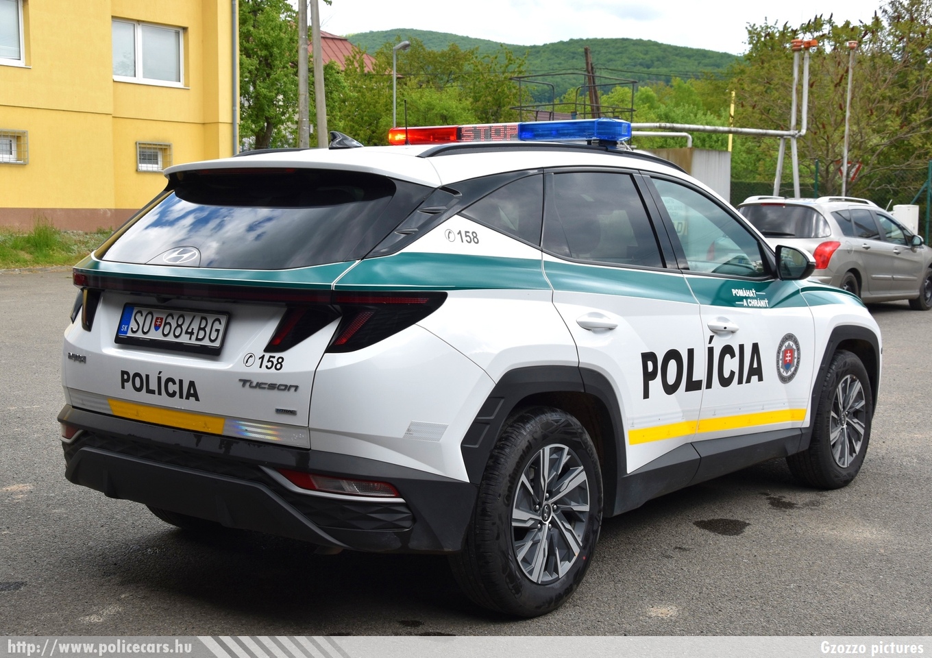 Hyundai Tucson 1.6T GDI 4x4, Riaditelstvo hranicnej a cudzineckej polície Sobrance (Directorate of Border and Foreign Police Sobrance), fotó: Gzozzo pictures
Keywords: szlovák Szlovákia rendőr rendőrautó rendőrség police policecar Slovakia slovakian