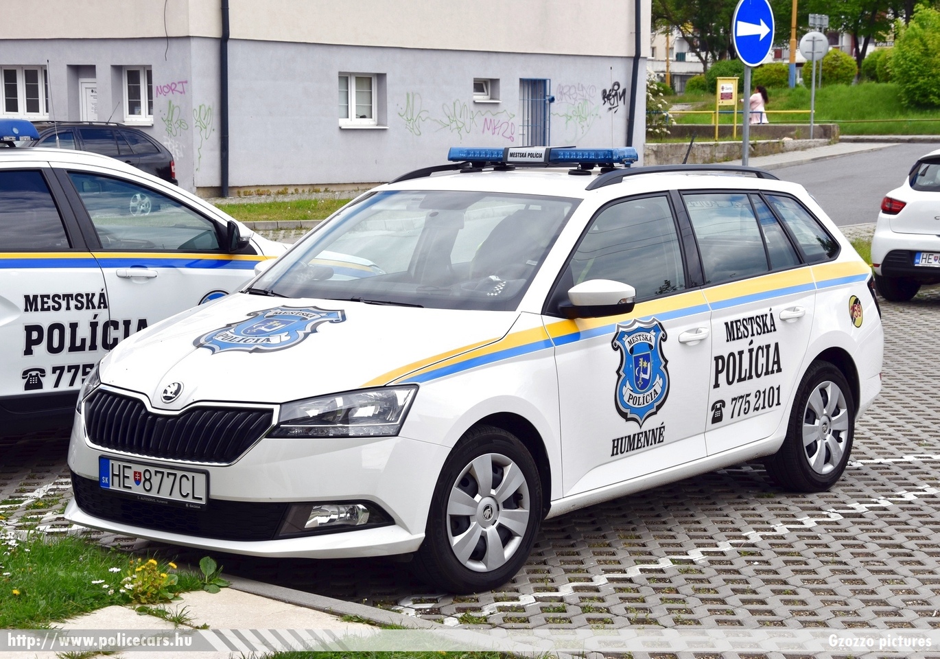 Skoda Fabia III Combi, Mestská polícia mesta Humenne (Municipal police Humenne), fotó: Gzozzo pictures
Keywords: szlovák Szlovákia rendőr rendőrautó rendőrség police policecar Slovakia slovakian