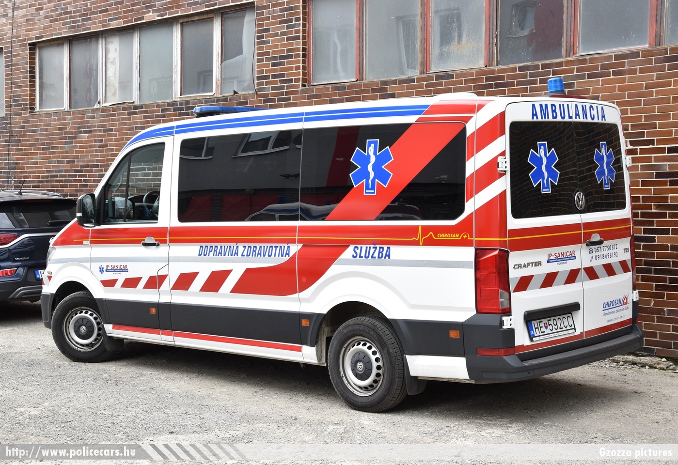 Volkswagen Crafter,  J.P. SANICAR s.r.o., Humenne, fotó: Gzozzo pictures
Keywords: szlovák Szlovákia mentő mentőautó Slovakia slovakian ambulance