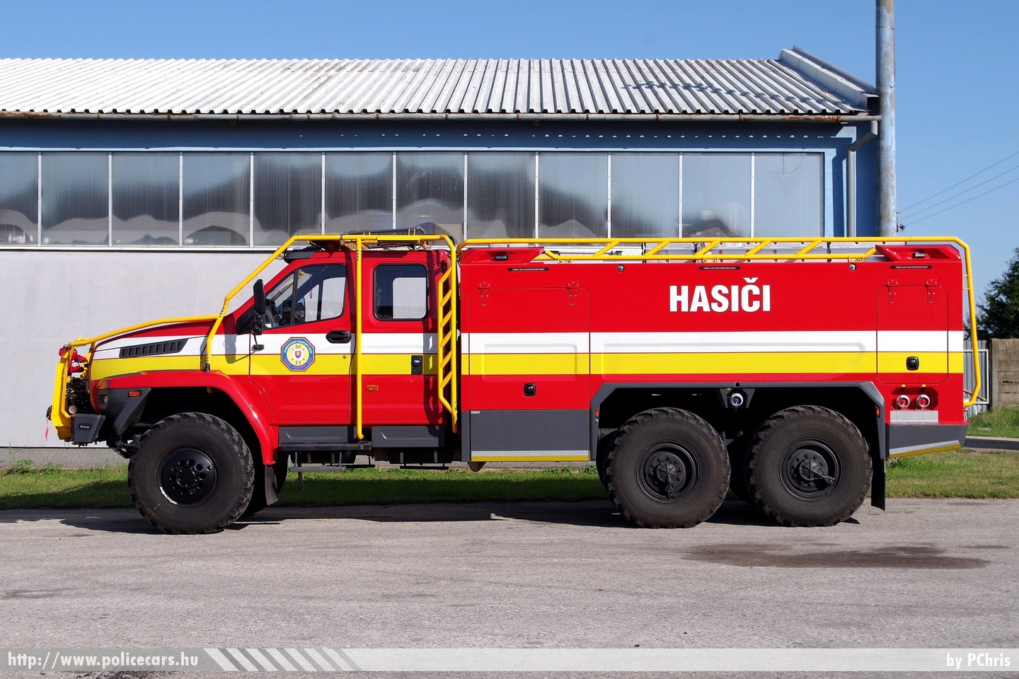 Ural 4320 6x6 CAS 30, Dobrovoľný hasičský zbor Pole Trnava, fotó: PChris
Keywords: Szlovákia szlovák tûzoltó tûzoltóautó tûzoltóság fire firetruck Slovakia slovakian