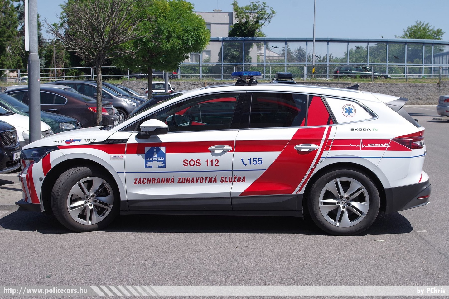 Skoda Enyaq, ZaMED Záchranná Zdravotná Služba, Komárno, fotó: PChris
Keywords: szlovák Szlovákia mentő mentőautó Slovakia slovakian ambulance