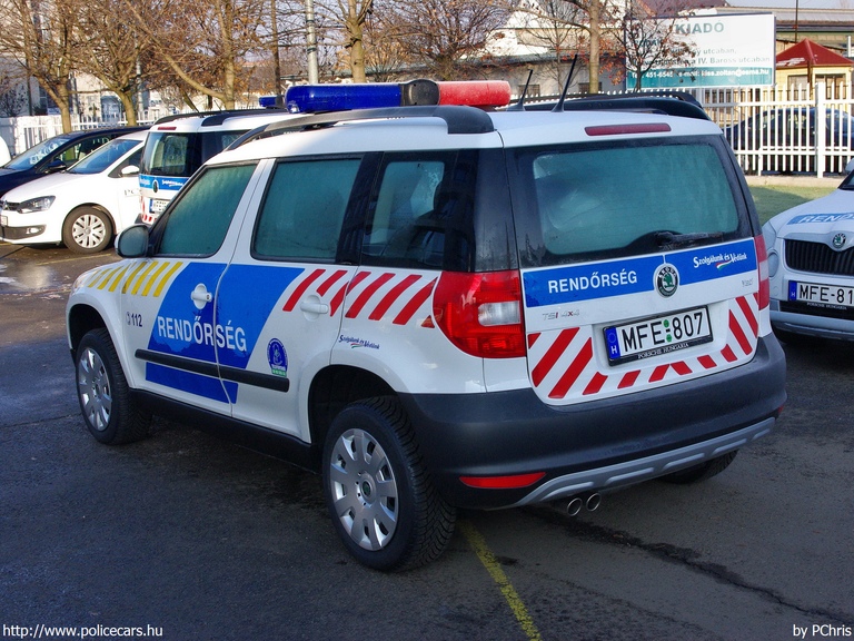 Skoda Yeti, fotó: PChris
Keywords: rendőrség rendőr rendőrautó magyar Magyarország MFE-807 Hungary hungarian police policecar