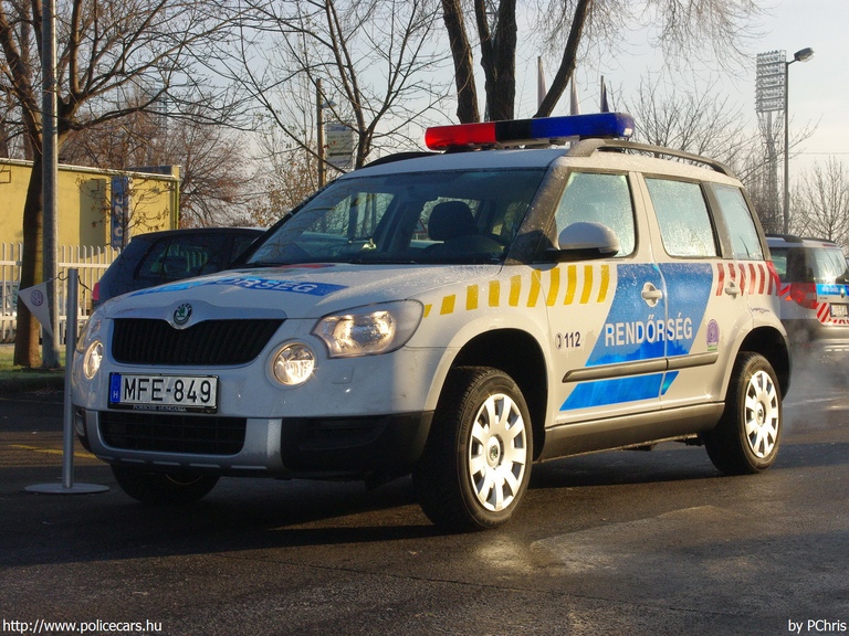 Skoda Yeti, fotó: PChris
Keywords: rendőrség rendőr rendőrautó magyar Magyarország MFE-849 Hungary hungarian police policecar