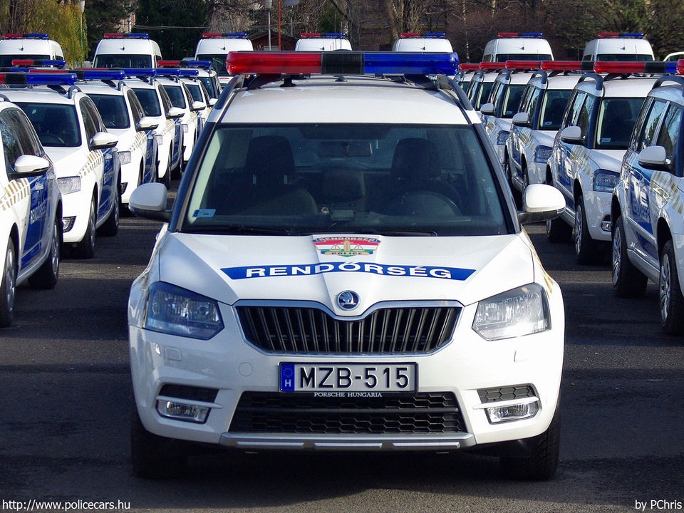 Skoda Yeti 2.0 CR TDI 4x4, fotó: PChris
Keywords: rendőr rendőrautó rendőrség magyar Magyarország MZB-515 Hungary hungarian police policecar