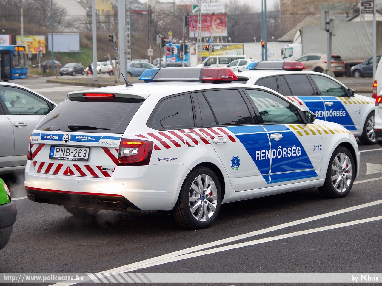 Skoda Octavia III RS Combi  facelift, fotó: PChris
Keywords: PNB-263 rendőr rendőrautó rendőrség magyar Magyarország   Hungary hungarian police policecar 