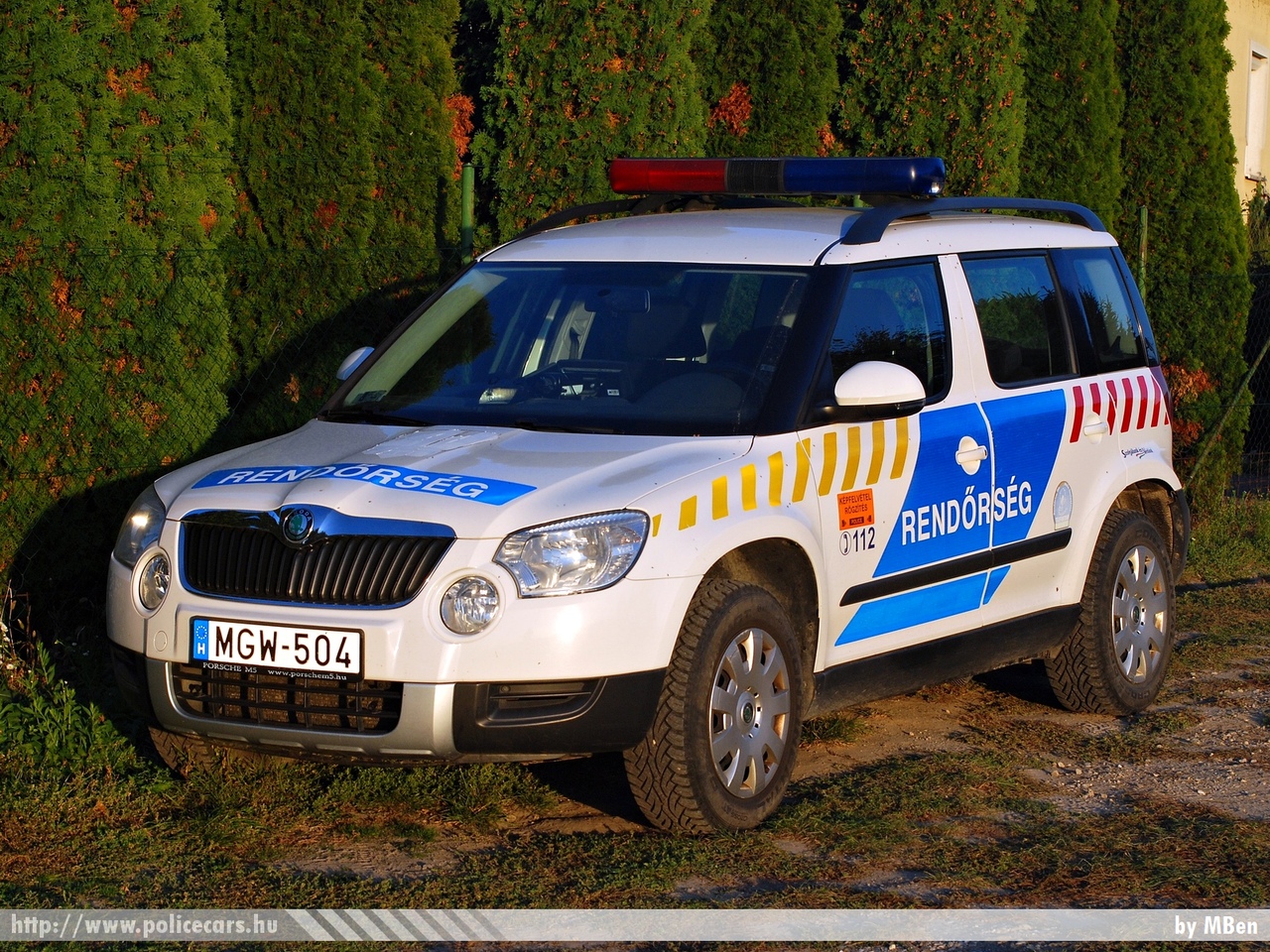 Skoda Yeti, fotó: MBen
Keywords: rendőr rendőrautó rendőrség magyar Magyarország hungarian Hungary police policecar MGW-504