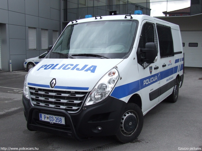 Renault Master, fotó: Gzozzo pictures
Keywords: szlovén Szlovénia rendőr rendőrautó rendőrség P03-358 police policecar Slovenia slovenian